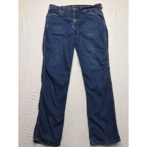 ORIGIN Delta 68 Jean Men 34x32 Legit Fit Straight Flex Stretch Dark Wash USA
